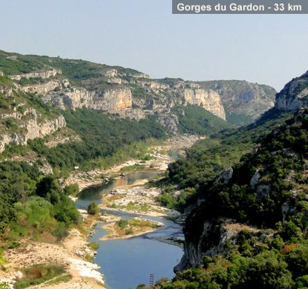 Gorges du Gardon - 33 km